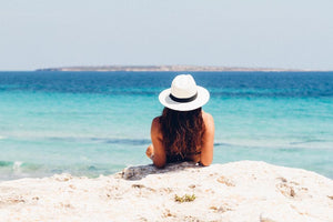 Woman on the beach